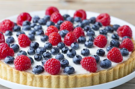 torta frutos rojos